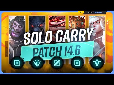 The NEW BEST SOLO CARRY CHAMPIONS on PATCH 14.6 
