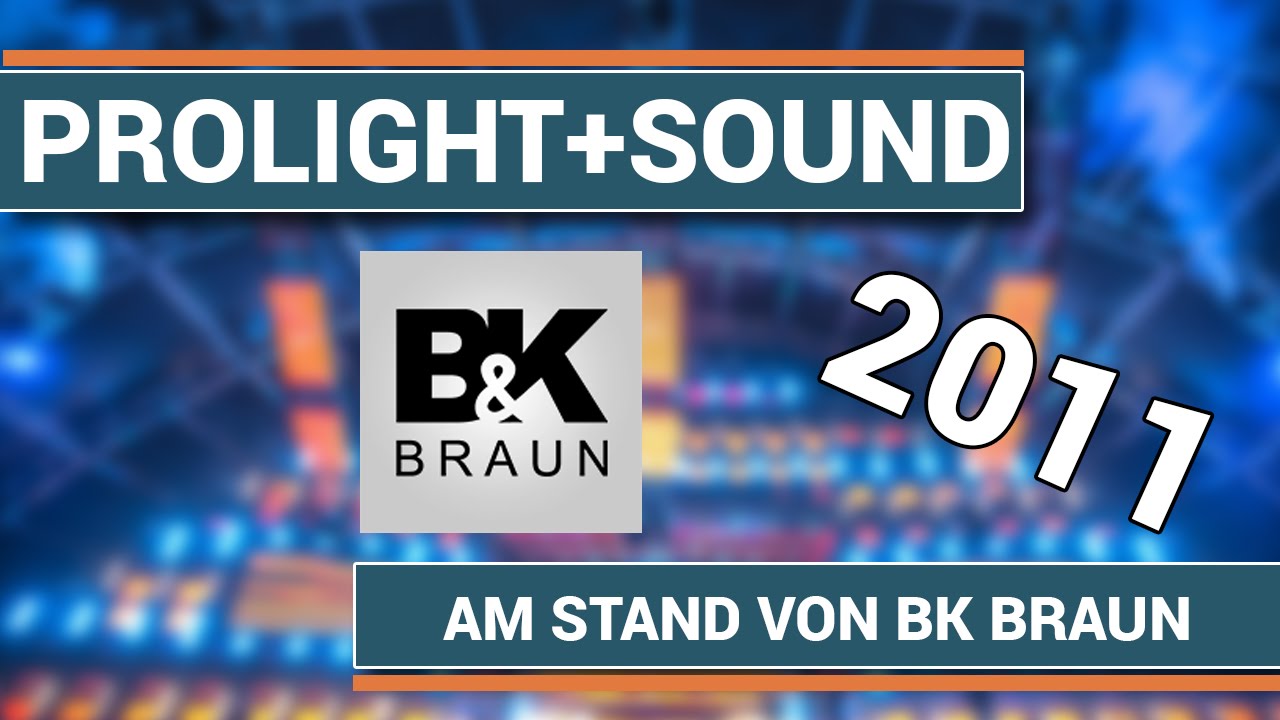 Video 6 - musikmesse & prolight+sound 2011 - Am Stand von B & K Braun