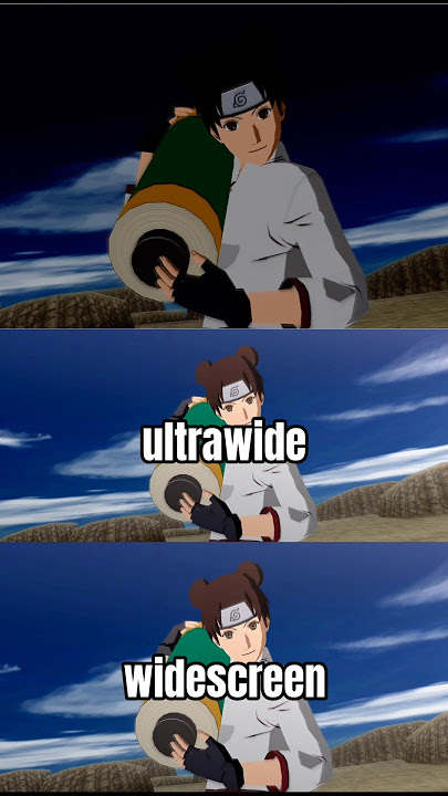 Tenten Reversal Aspect Ratio Comparison - Naruto Ultimate Ninja 5 #narutoultimateninja5