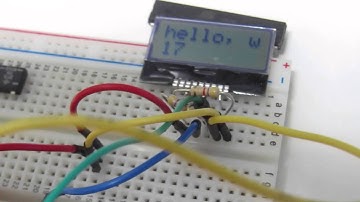 秋月I2C接続小型LCDモジュール(8x2) AQM0802A を動してみました