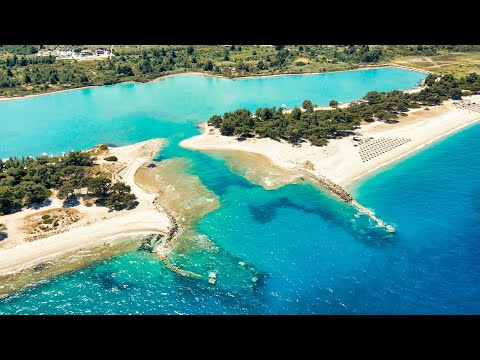 Kassandra | Halkidiki | Possidi Beach | Port Glarokavor Lagoon | 4K Drone Shots | Greece