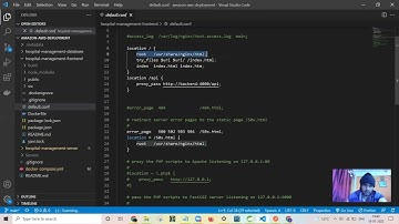 hospital management system dockerising backend frontend database