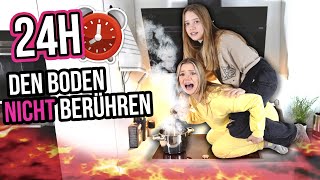 WIR DÜRFEN 24H NICHT DEN BODEN BERÜHREN 😰😭 (Desaster boah)