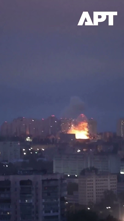 Multiple Explosions Hit Kyiv During Russian Airstrike | APT