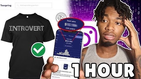 1 Hour Print On Demand Challenge (FROM SCRATCH)