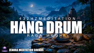 432Hz Hang Drum Meditation 🌙 Raga Megh Healing for Yoga & Deep Relaxation