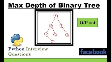 LeetCode #104  Height of Binary Tree(Max Depth) - Python Interview Question(Recursion)
