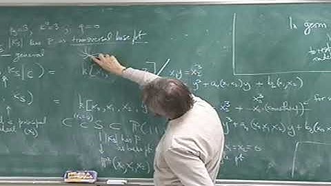 Miles Reid (University of Warwick/Sogang University) / Lectures on Algebraic Surfaces -1