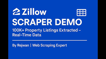 Zillow Scraper Demo | Automated Real Estate Data Extraction