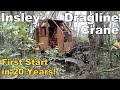 Insley Dragline Crane Starts and Runs after Sitting in a Field for 20 Years! - Part 2