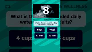 Quiz Hydration Challenge: Daily Water Intake #1