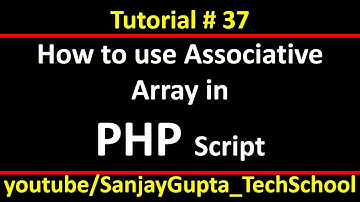 37 PHP | How to use associative array in php using xampp | by Sanjay Gupta