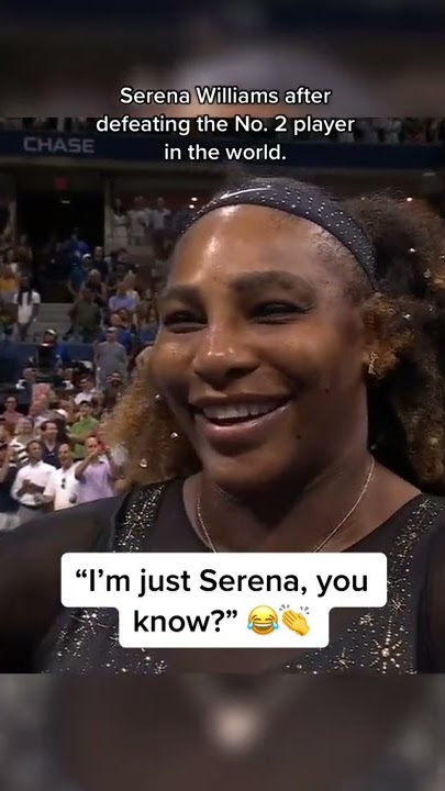 Serena’s just being herself 😂💪