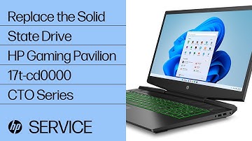 Replace the Solid State Drive | HP Gaming Pavilion 17t-cd0000 CTO Series | HP