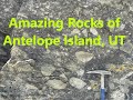 The amazing geology of antelope island state park in the great salt lake northern utah