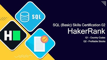 Hakerrank SQL Certification Solutions 02 [Hackerrank Certifications Solutions]