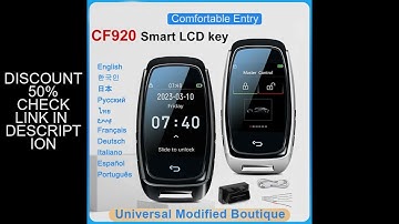 CF920 Modified Universal Remote Display Smart LCD Key Comfortable Entry Auto Lock Keyless Go For Aud