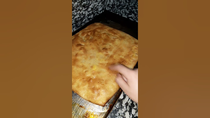 مسمنة كبيرة في الفرن بحجم عائلي مورقة ومقرمشة🤤