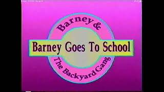 Barney Goes To School (Title Card for BYG)