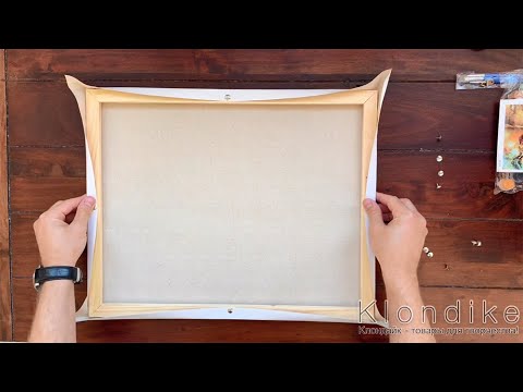 Как натянуть холст