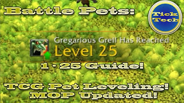 Battle Pet Guide: 1 - 25 Easiest Way!! 1 Pet only!