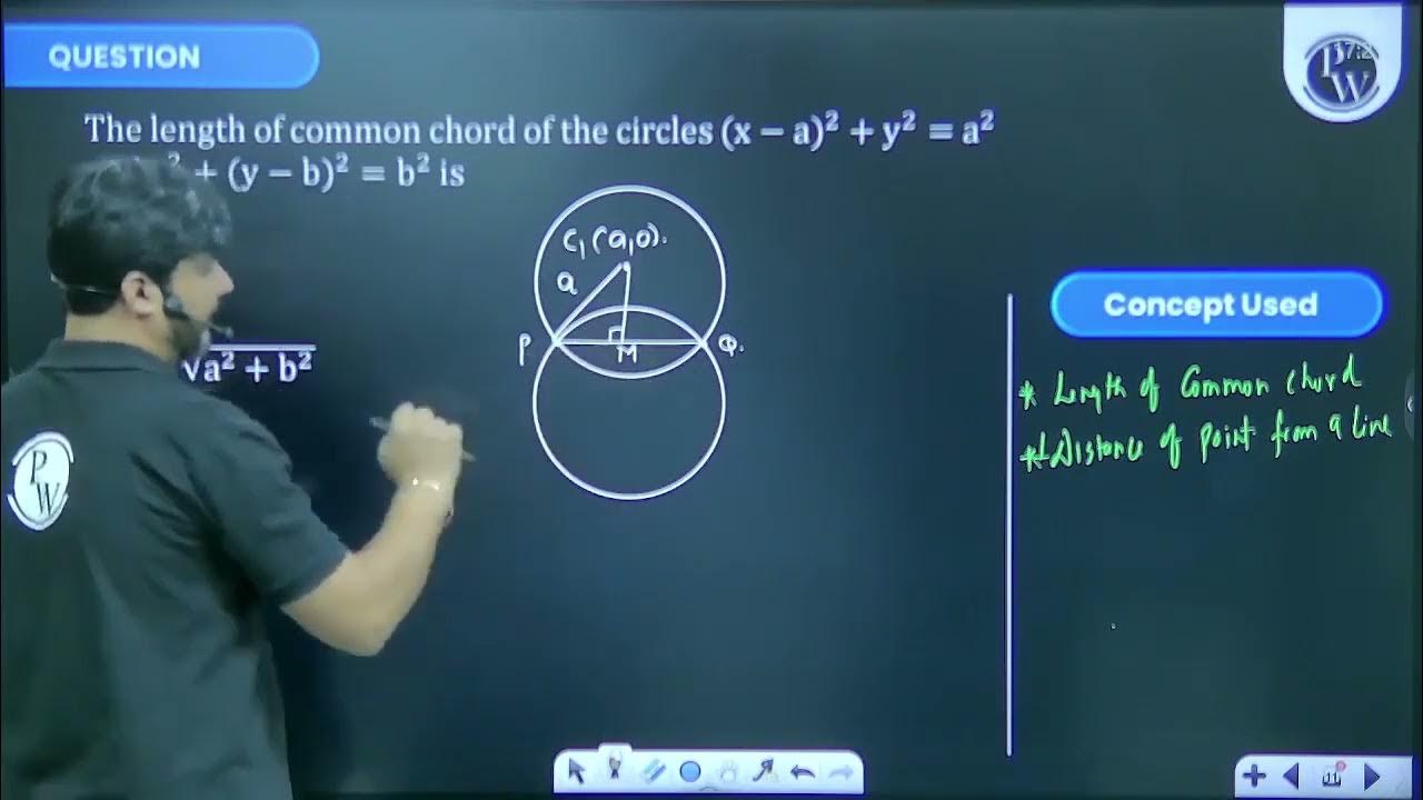the-length-of-common-chord-of-the-circles-x-a-2-y-2-a-2-and