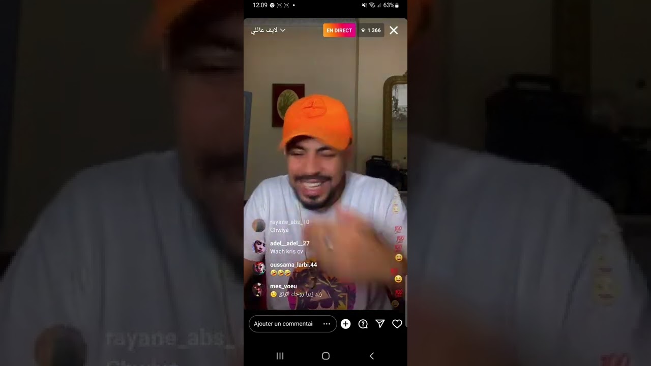 chris sahbi live يحكي قصة تموت بالضحك 🤣🤣