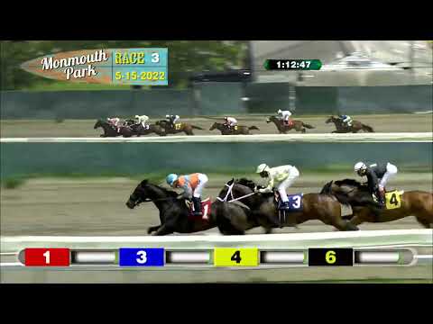 video thumbnail for MONMOUTH PARK 05-15-22 RACE 3