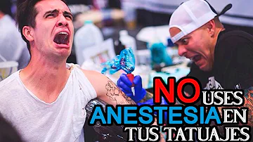 ¿Puedo utilizar crema anestésica antes de un tatuaje?