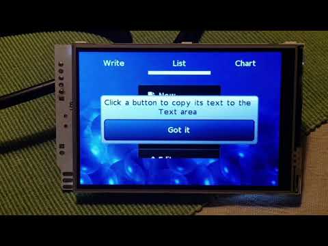 ESP32 with ILI9488 running LittlevGL demo