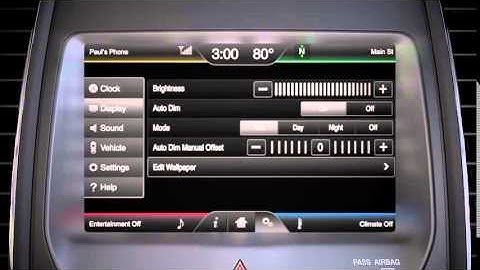 SYNC® with MyFord Touch®  System and Settings  Personalization of Display│Ford How To Video