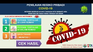 APAKAH ANDA BERISIKO TERTULAR VIRUS CORONA? GUNAKAN INSTRUMEN MANDIRI INI