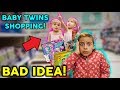 SHOPPING With BABY TWINS! *DISASTER* | The Royalty Family