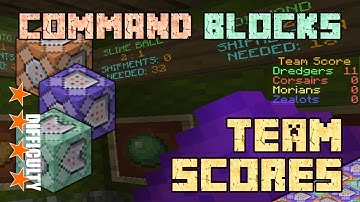 How to calculate multiple objectives into team scores - Minecraft Command Blocks Guide