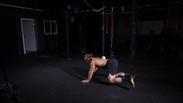 Reverse Quadruped Crawl With Ball On BAck