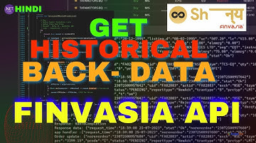GET HISTORICAL STOCKS DATA FROM FINVASIA API | Algorithm Trading Dotnet