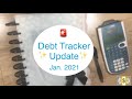 DEBT TRACKER UPDATE | JANUARY 2021 | DEBT SNOWBALL METHOD | DEBT FREE JOURNEY