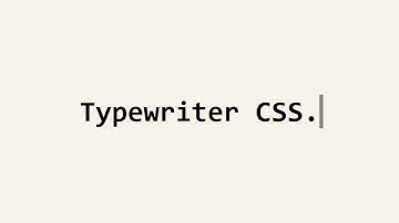 CSS Text Typing Animation | Customizable | Auto Typing Effect using HTML, CSS