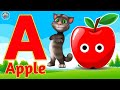 Learn The ABC Phonic Song with APPLE as Your First Lesson-ABC Songs, ABCD, Nursery Rhymes, Baby Song