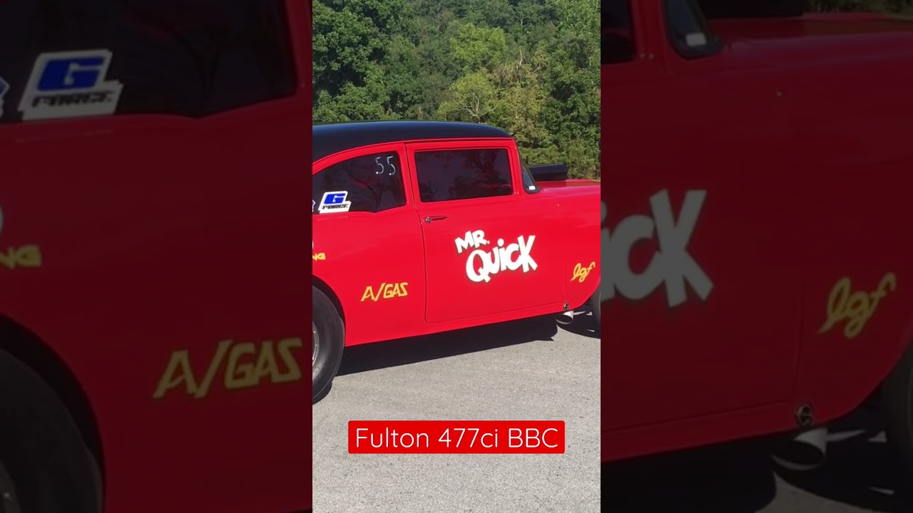 FULTON 477ci Big Block in 1955 Chevy Gasser 