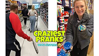 Craziest Pranks With Sisters 😆 Kristen Hanby & Liv Hanby