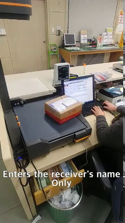 Bedal 3S at Korea Post (Processing a parcel)