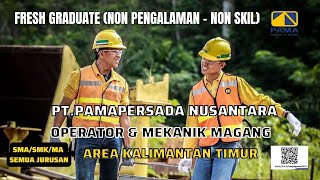 PT. PAMA || Operator & Mekanik Magang - Fresh Graduate Non Pengalaman SMA/SMK/MA Semua Jurusan screenshot 5