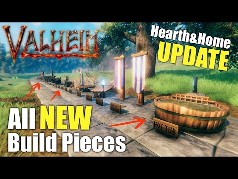 Valheim: Hearth and Home Update - Every New Building Piece!