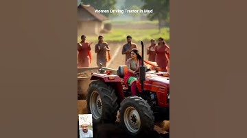 Heavy Tractor Working In The Field #tractor #automobile #technology #agriculture #shorts #viral #ai