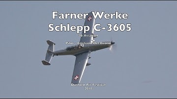Farner Werke  Schlepp C-3605  -  Duxford Air Festival 2018