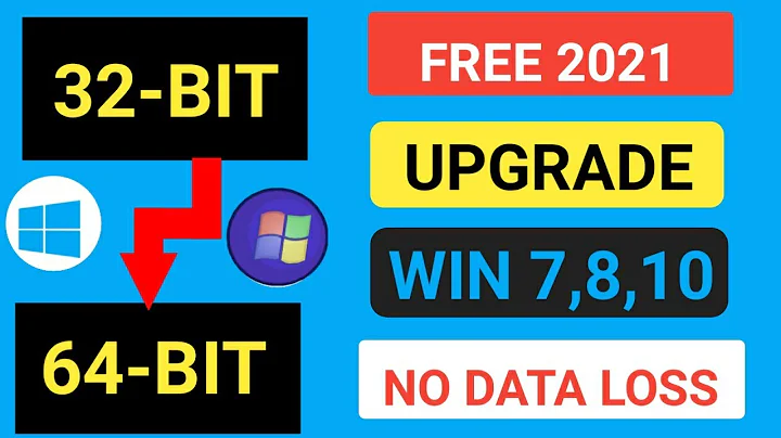 How to Upgrade Windows 10 32-Bit to 64-Bit Free 2021 | Upgrade 32-bit to 64-bit without losing data