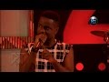 Sarkodie performing with instru at Akosua Agyapong at 25 concert