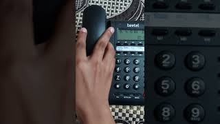 How to set Date,Time And Contacts In Beetel Telephone Model M59