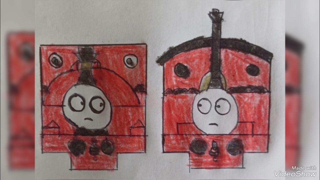 Horror of the Rails: Rusty and the Boulder (Drawing Version) Horror of the Rails: Rusty and the Boulder (Drawing Version)